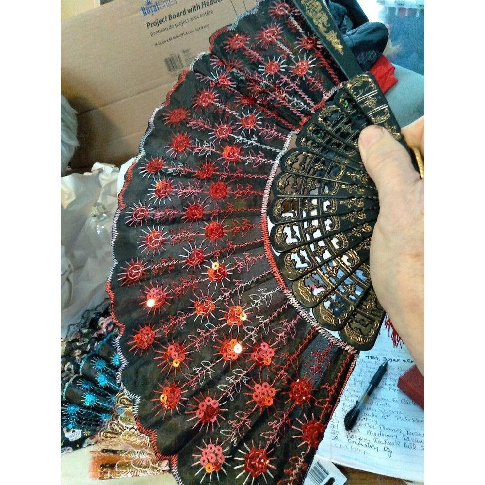 Deluxe Foldable Fan In Choice Of Colors